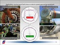 Multiple bolt connections testing using IN-01m metal stress indicator