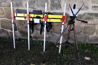 4-sensor gradiometer scanner and RTK base station