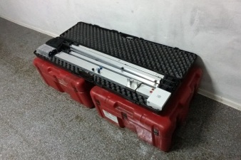 Two-sensor basic gradiometer scanner in transportation box