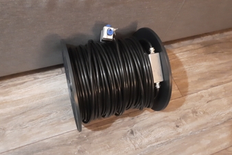 120-meter cable coil for trailing of submarine gradiometer sensor